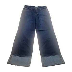 GOGO JEANS NWT Size 9/29 High Rise Wide Leg Medium Wash Denim Jeans EUC
